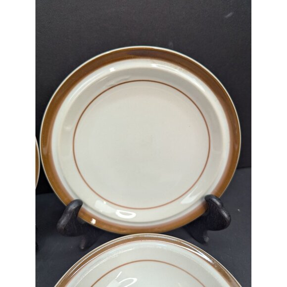 Brown Monterrey Stoneware By MSI Japan Replacement 2 Bread Plate 3 Berry Bowls - Picture 3 of 10